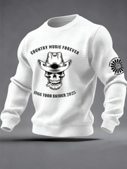 Men's Todd Snider Checkered Cotton Hoodie
