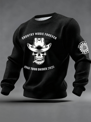 Men's Todd Snider Checkered Cotton Hoodie