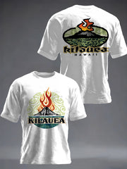 Men's Hawaii Kīlauea Volcano Inspired short sleeves t-shirt