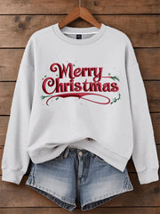 Women's Christmas Print Casual Sweatshirt