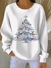 Women's Christmas Print Casual Sweatshirt