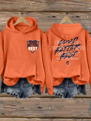 Women's Good Better Best Print Gift For Football Fans Gameday Casual Hoodie