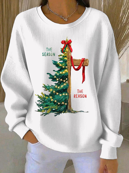Women's Christmas Print Casual Sweatshirt
