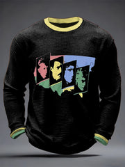 Men's Rock Music Inspired Waffle Top