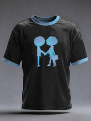 Men's Rock Music Inspired Printed T-shirt