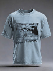 Men's Rock Music Inspired Printed T-shirt