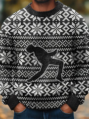 Men's Rock Band Inspired Christmas Holiday Sweater