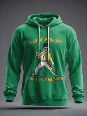 Men's Thanks God It's Christmas Rock Band Inspired Hoodie