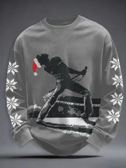 Men's Thanks God It's Christmas Rock Band Inspired Sweatshirt