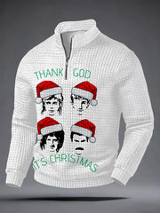 Men's Rock Band Inspired Christmas Sweatshirt