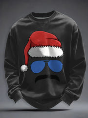 Men's Rock Band Inspired Christmas Long Sleeve Sweatshirt