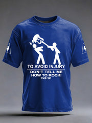 Men's Rock Music Inspired Printed T-shirt