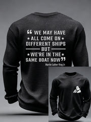 Men's MLK Day Waffle Long Sleeve T-Shirt