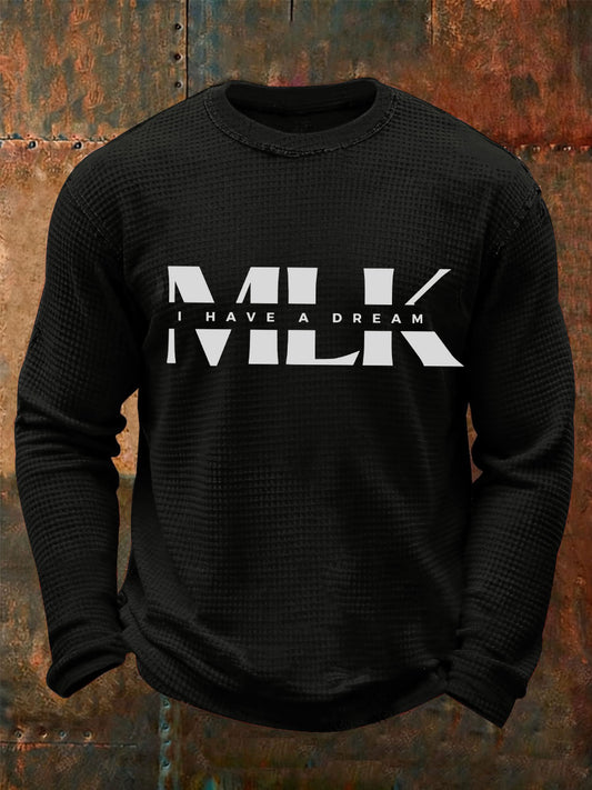 Men's MLK Day Long-Sleeve Waffle T-Shirt