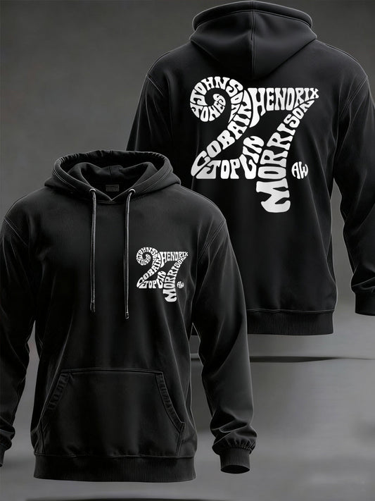 Men's The 27 Club Rock Stars Print Hoodie