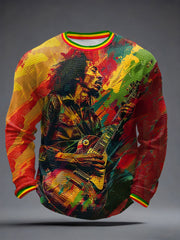 Men's Reggae Waffle Long-Sleeve T-Shirt