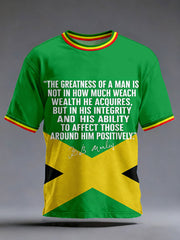 Men's Reggae Music Inspired Print T-Shirt