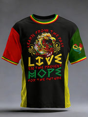 Men's Sankofa Adinkra Black History short sleeves t-shirt