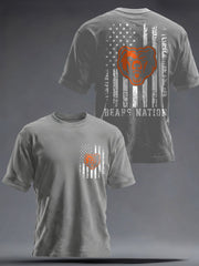 Unisex Bears Nation Football Lover Printed T-shirt
