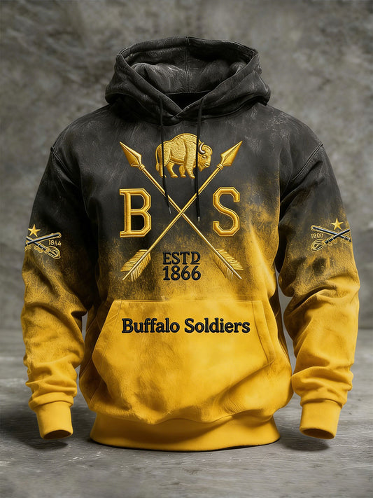 Men's Clothing American Black Soldier Hoodies
