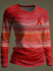 Women's Heart Disease Awareness Long-sleeved T-shirt