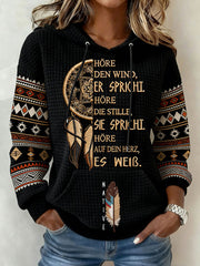Women's Gathering of Nations Pow Wow Indian Native Art Print Hoodie