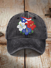 Unisex Puerto Rico Print Hat
