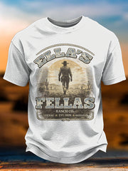 Men's Vintage Ella's Fellas Printed T-shirt