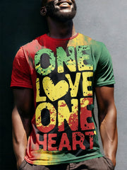 Men's Juneteeth Black Pride Art Printed T-shirt