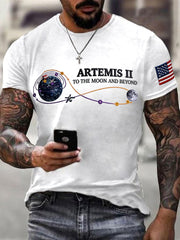 Men's Artemis II 2026 Print Casual Tee