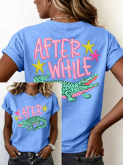 Women's Funny Crocodile T-Shirt