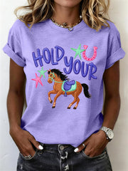 Women's Funny Horse T-Shirt