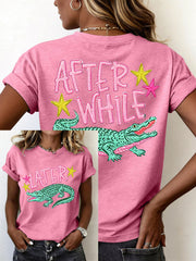 Women's Funny Crocodile T-Shirt