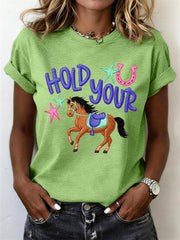 Women's Funny Horse T-Shirt