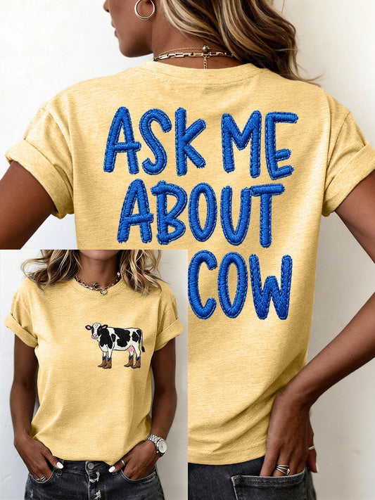Women's Funny Cow T-Shirt