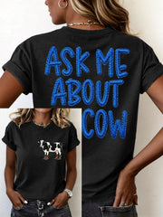Women's Funny Cow T-Shirt
