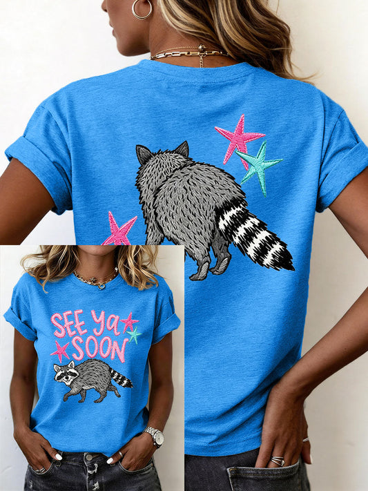 Women's Funny Raccoon T-Shirt