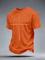 Men's Fatherhood is Kingdom Work Print T-Shirt
