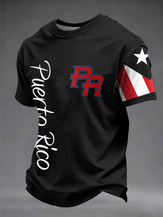 Men's Puerto Rico Printed short sleeves t-shirt