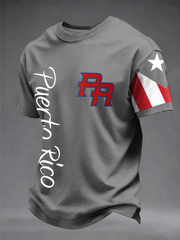Men's Puerto Rico Printed short sleeves t-shirt