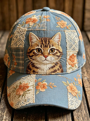Unisex Cute Cat Print Hat