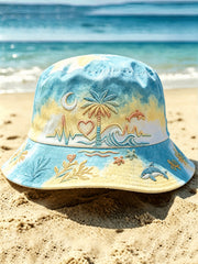 Unisex Turtle Print Vacation Cap