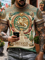 Men's Mexico Art Printed T-shirt