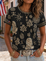 Women's Puerto Rico Pride Art Printed T-shirt