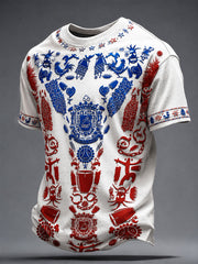 Men's Puerto Rico Pride Art Printed T-shirt