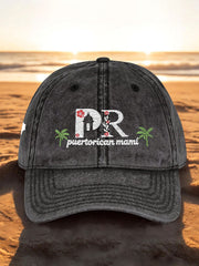 Unisex Puerto Rico Pride Art Printed Hat