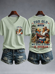 Women's My Too Old To Care Club T-Shirt