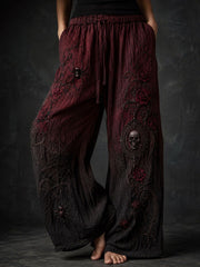 Women's Gothic Style Cotton Linen Pants