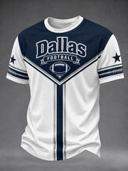 Men's Football Gameday Gift For Football Fans Casual Tee