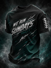 Men's Football Philly WE RUN SUNDAYS Printed T-shirt